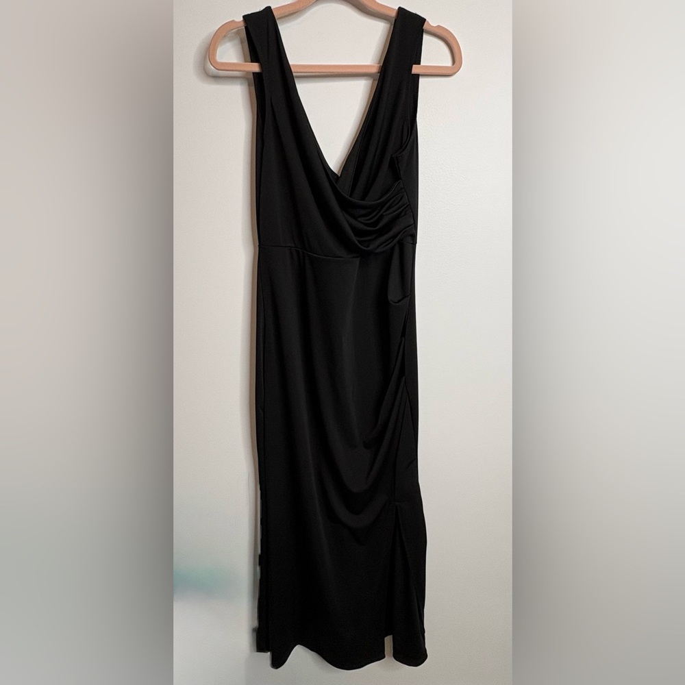 Elegant Black Sleeveless Dress Size M New Read Description Back Zipper